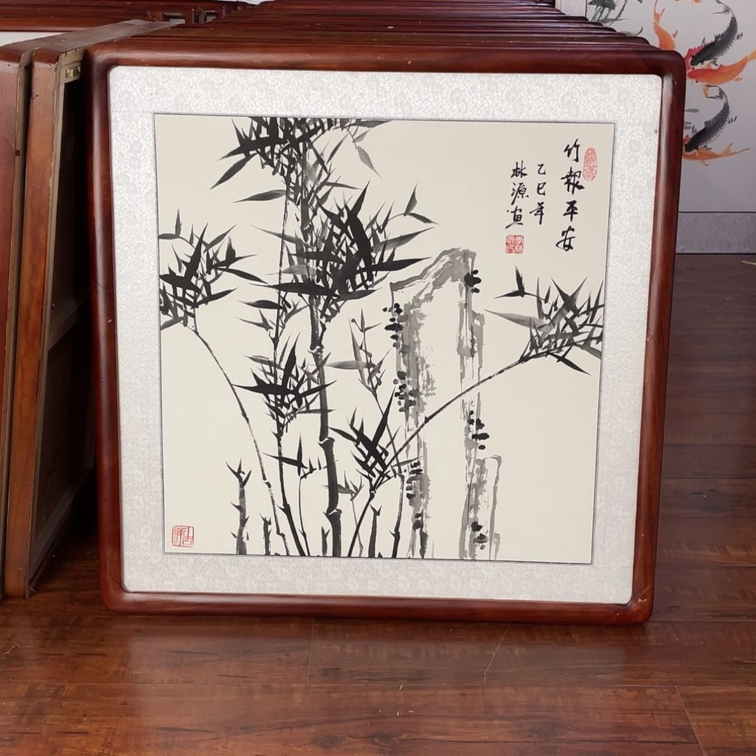 国画带框尺寸63*63厘米