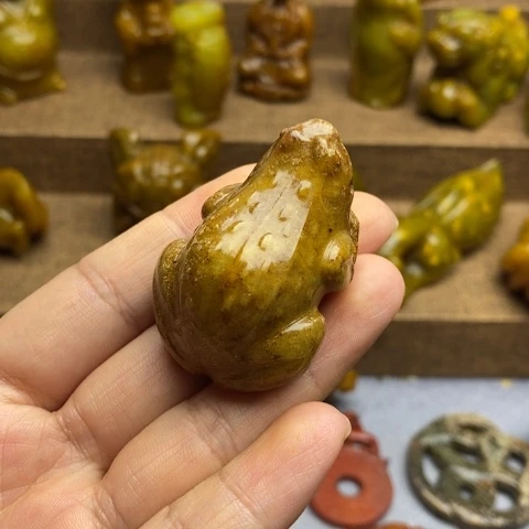 蛇纹石玉未镶嵌颈饰14