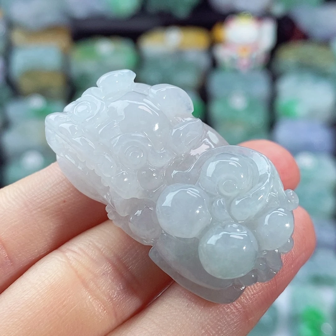 颈饰未镶嵌翡翠天然