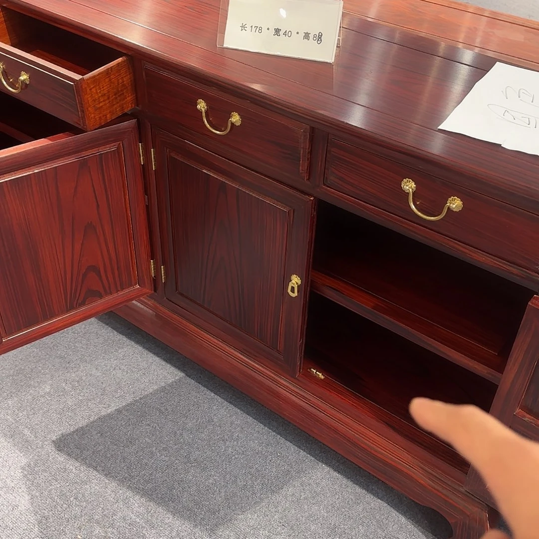 用***4黑酸枝木类书柜178餐边柜