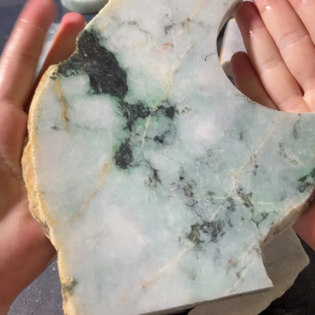 翡翠未镶嵌挂件天然翡翠