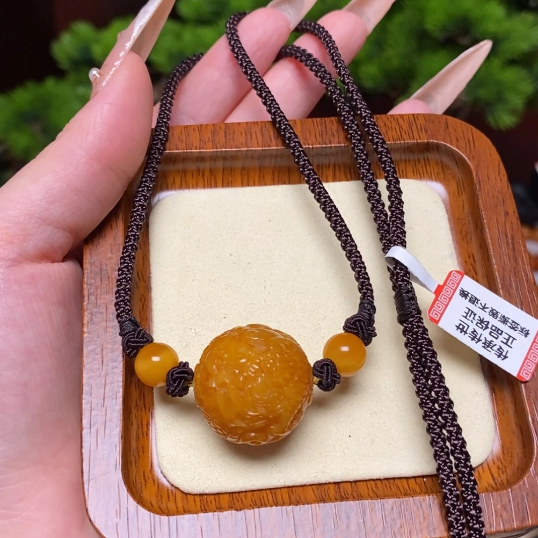 【闪购商品】蜜蜡颈饰未镶嵌项链