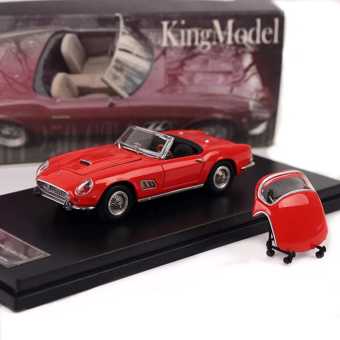 1:64比例跃马250GT SWB加州可开盖合金汽车模型