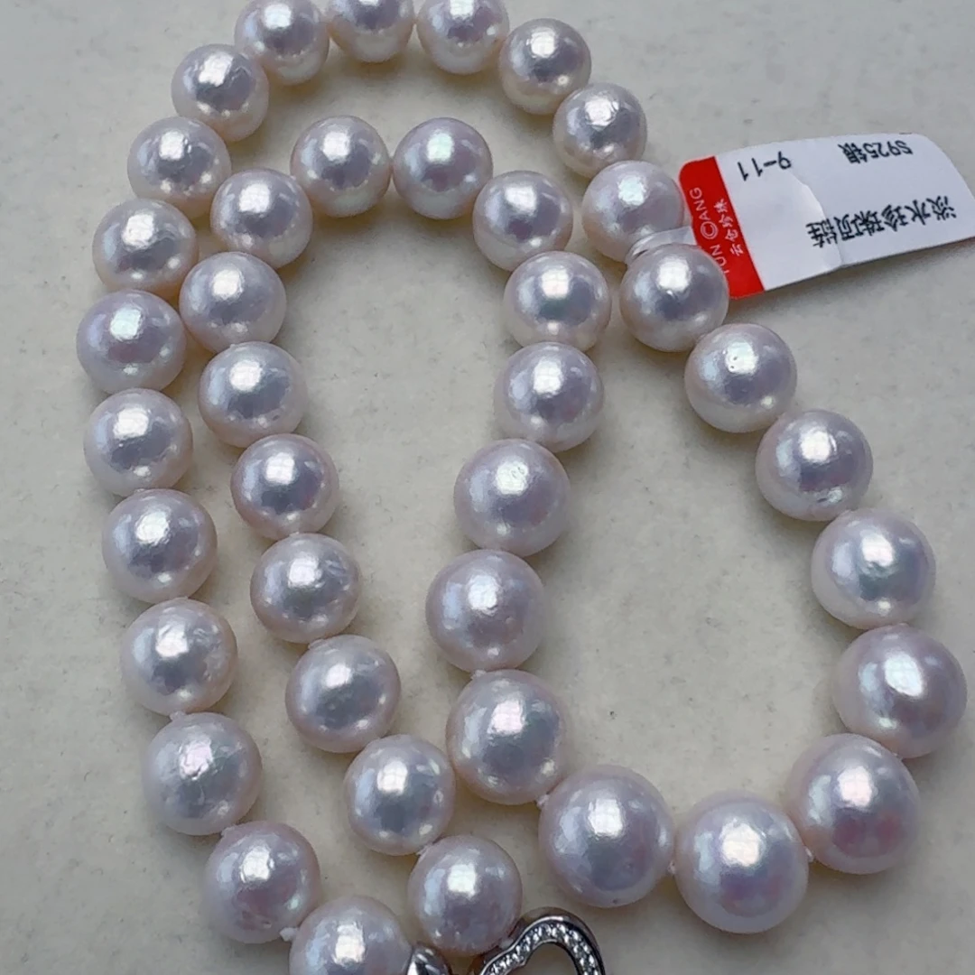 银S925镶嵌淡水珍珠颈饰@@bc154
