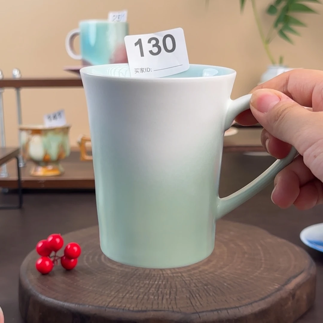 景德镇高温颜色釉茶杯