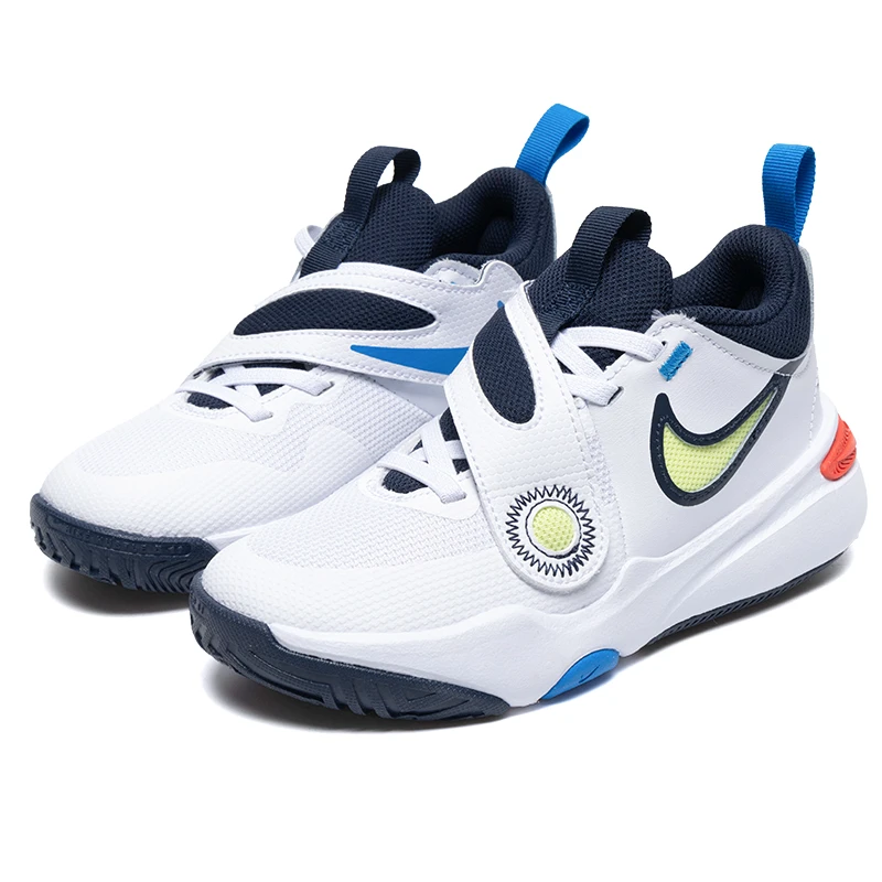 Nike耐克正品男童女童夏季新款缓震小码篮球鞋魔术贴百搭运动鞋