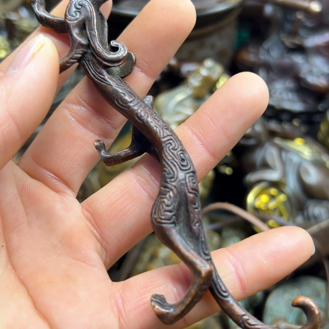 铜摆件欢迎欢迎你