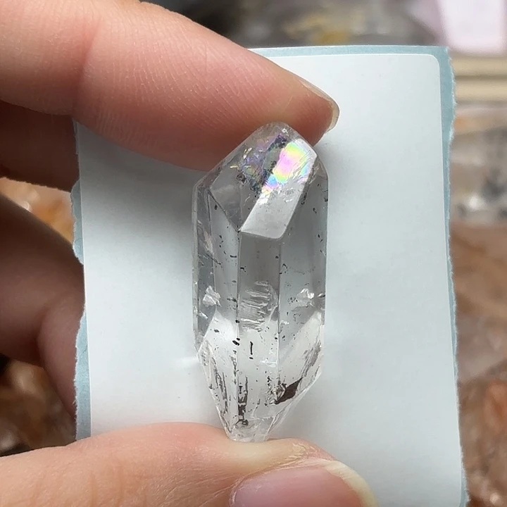 水晶未镶嵌颈饰彩虹闪灵钻33mm+