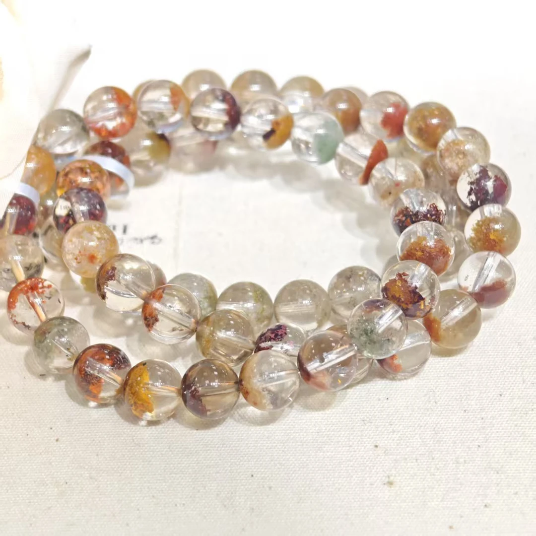 【书记甄选】天然四季幽灵单圈手链 多样性发一件 约8mm XL3772