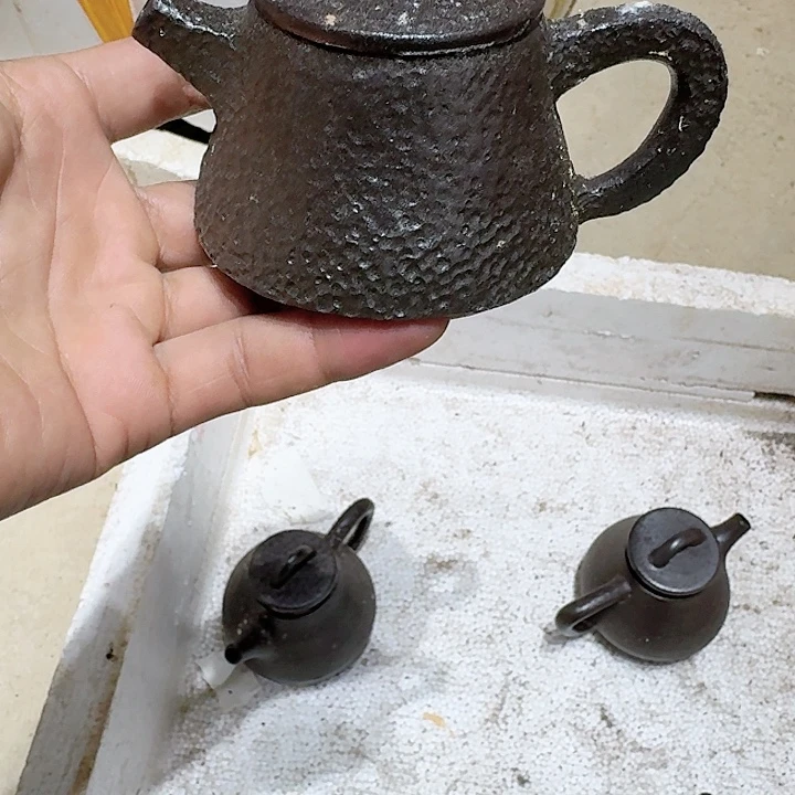 一***狗茶壶紫砂坭兴陶柴烧