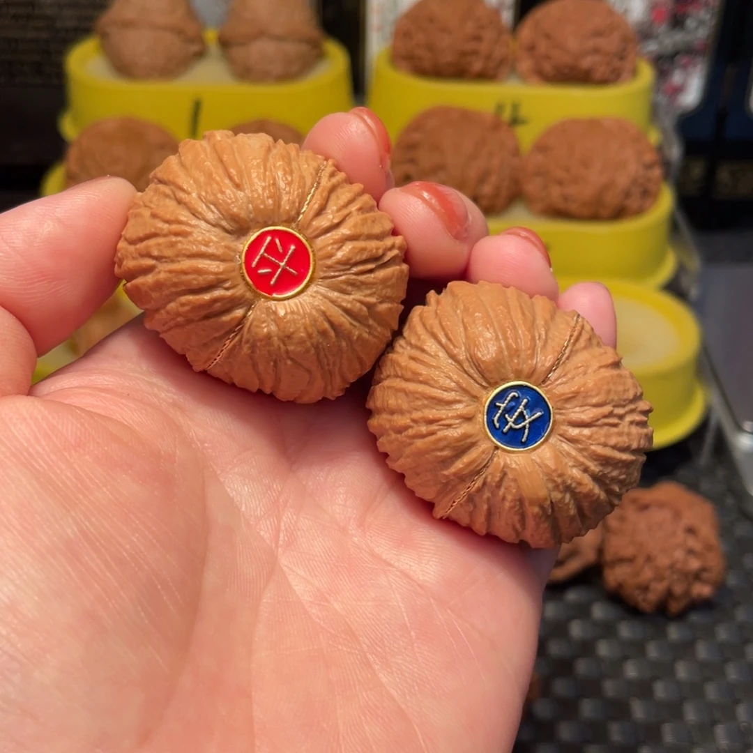 文玩核桃把件41尺元宝猴头核桃