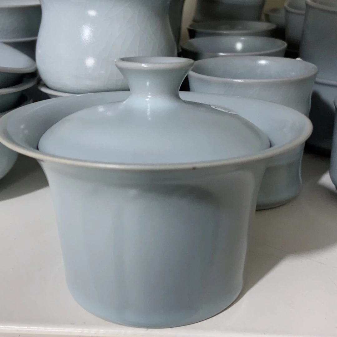 原产地原矿汝瓷～盖碗