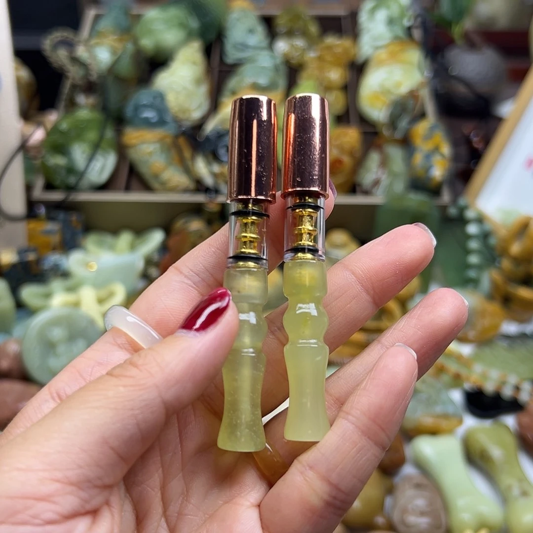 *****岫玉未镶嵌颈饰岫玉烟嘴