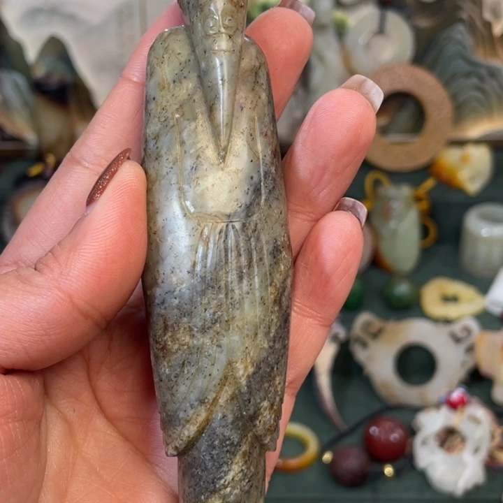 鳳***予和田玉未镶嵌颈饰