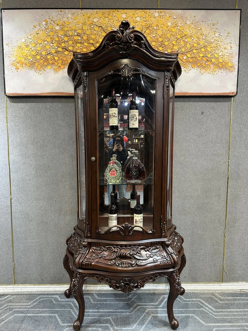 JG333酒柜 1100*500*2200 美式复古古典