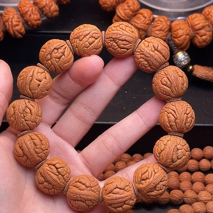 手串桃核精品金丝龙珠2.0