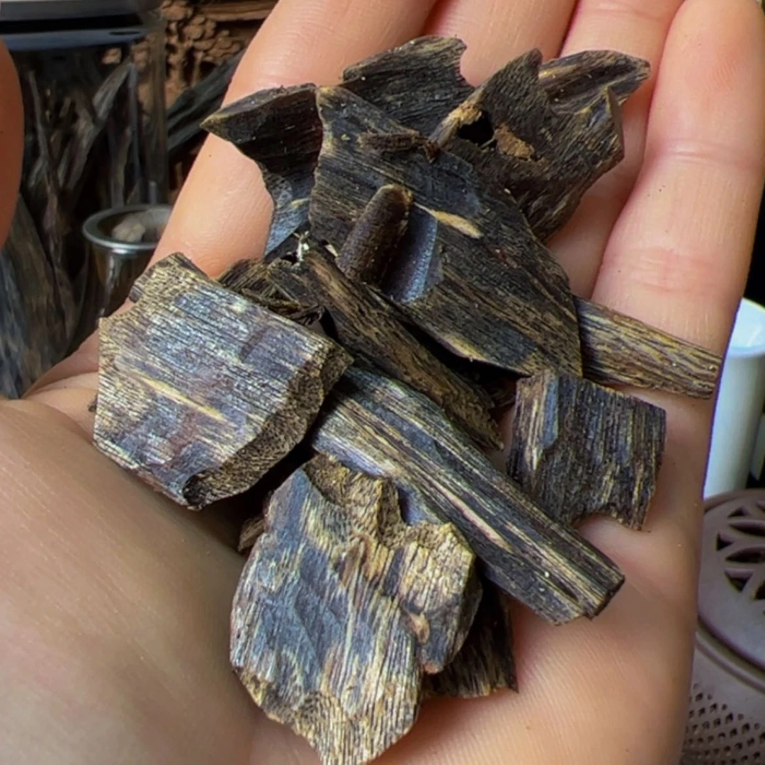 【闪购商品】沉香手把件奇楠紫棋老块料20克