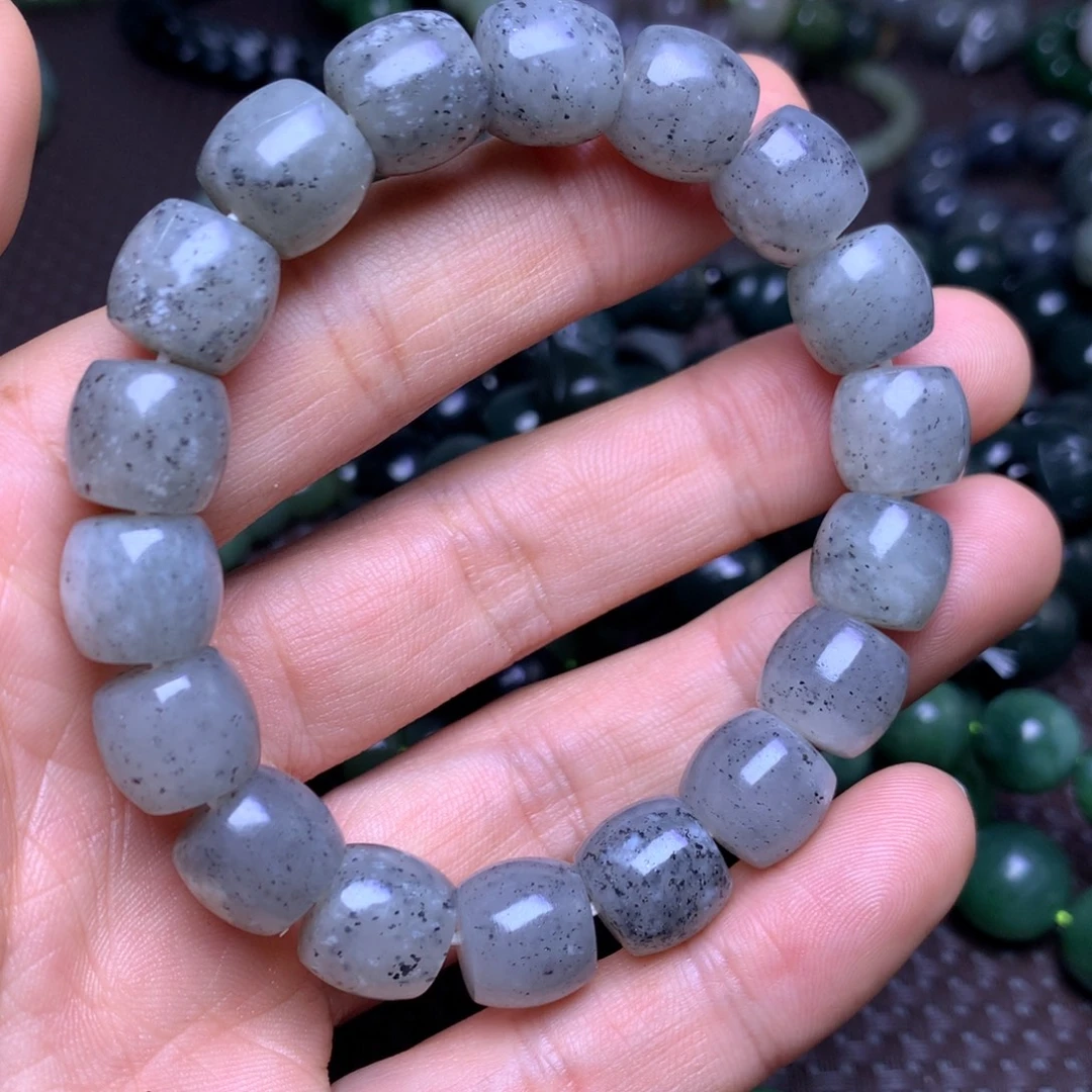 和田玉未镶嵌手串12