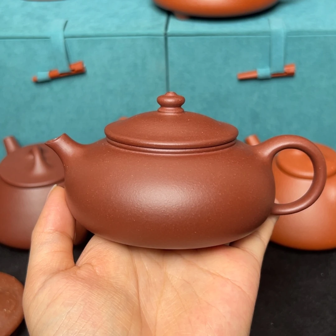 茶壶紫砂紫泥寒江150毫升