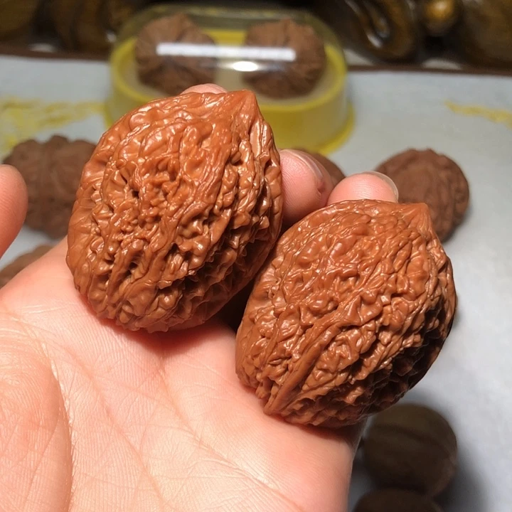 文玩核桃把件36大蒜头