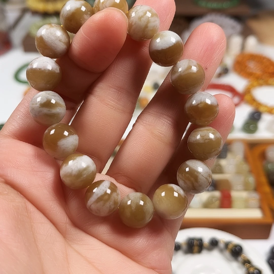 和田玉（糖玉）未镶嵌手链
