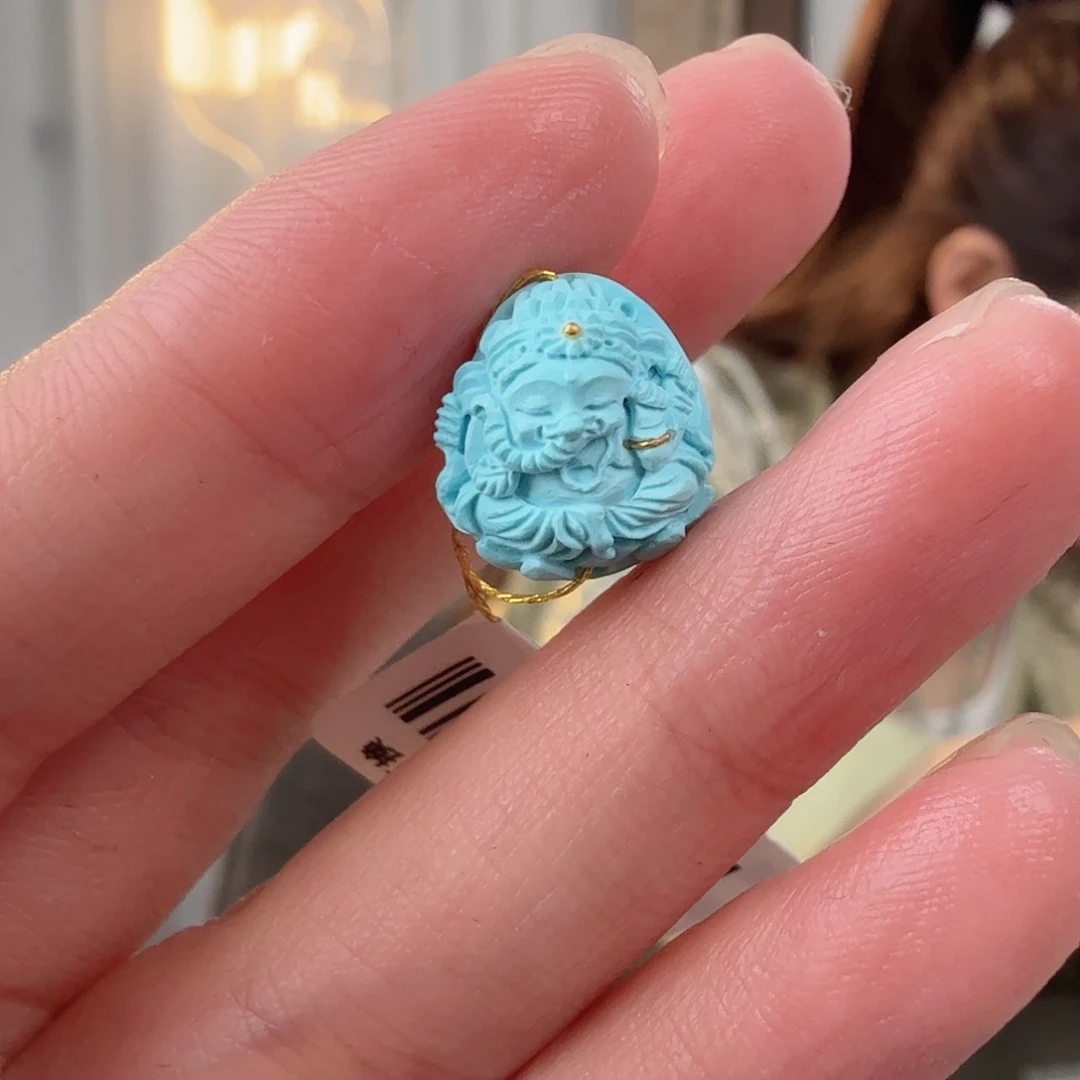 绿松石未镶嵌珠宝半成品