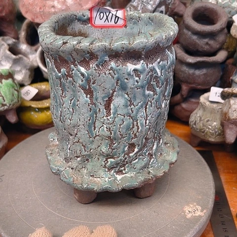 粗陶花盆手工花盆制作
