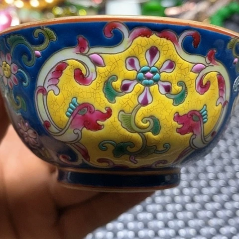 瓷片瓷器紫砂壶摆件