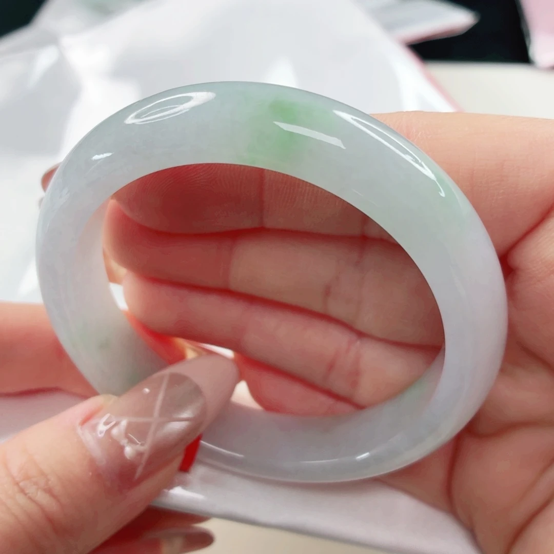 翡翠未镶嵌手镯52.7x266