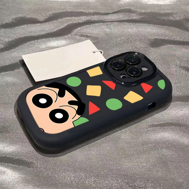 色块小新适用iphone16promax苹果1514P手机壳泡芙13p/1211全包