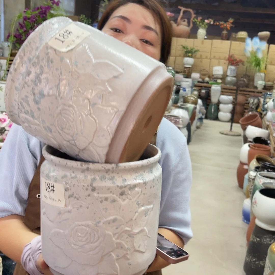 紫砂花盆20口径20厘米