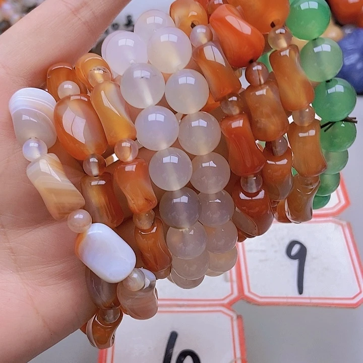 【闪购商品】未镶嵌玛瑙/玉髓珠宝半成品艾****管