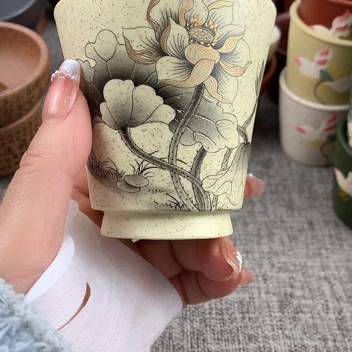 紫砂茶杯高端主人杯