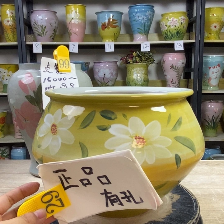 景德镇高温陶瓷花盆