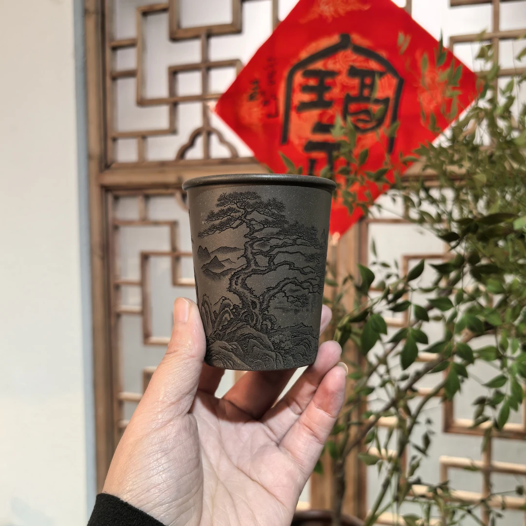 山谷雅居主人杯紫砂