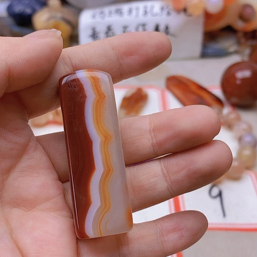 【闪购商品】未镶嵌玛瑙/玉髓珠宝半成品紫*