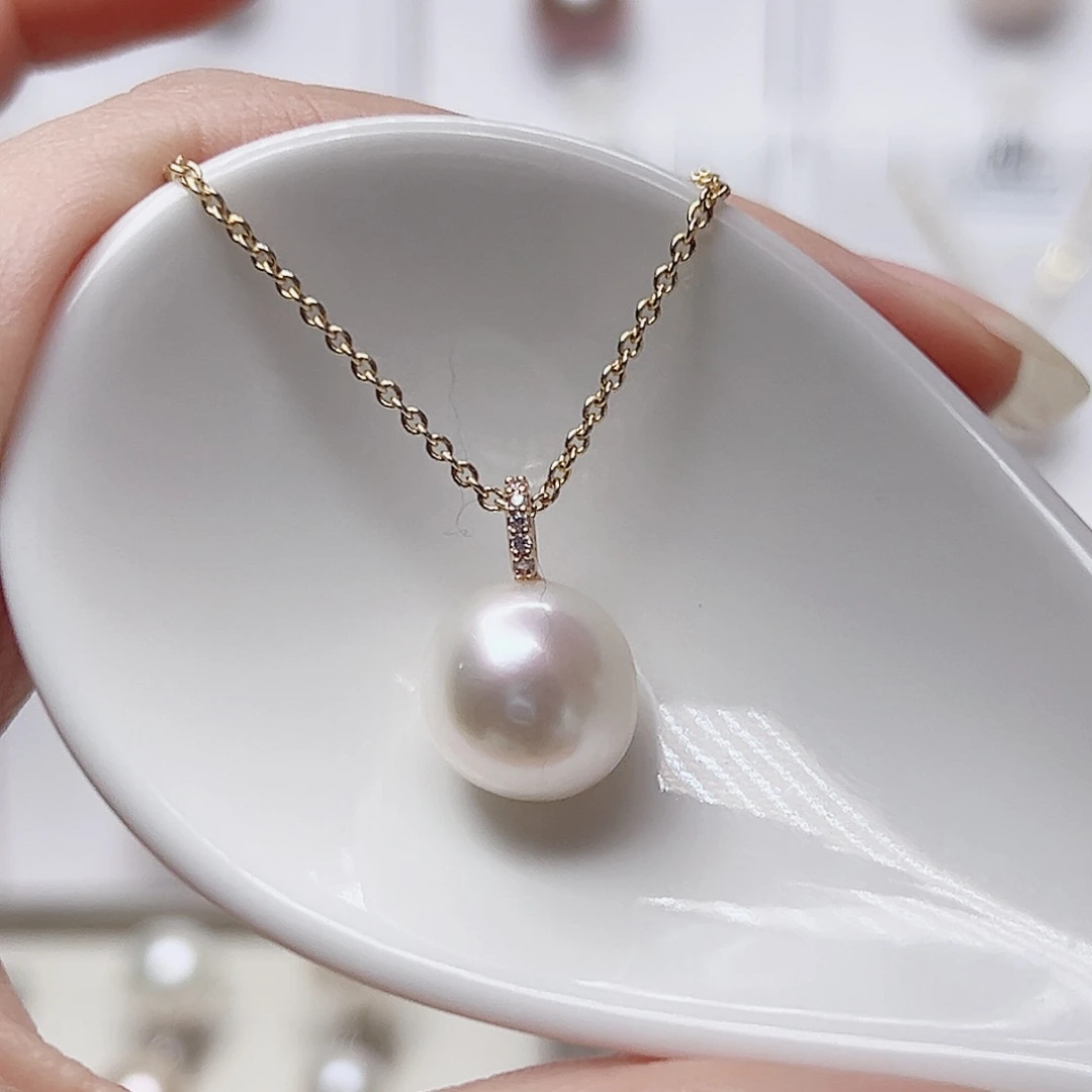 未镶嵌淡水珍珠吊坠(赠链)