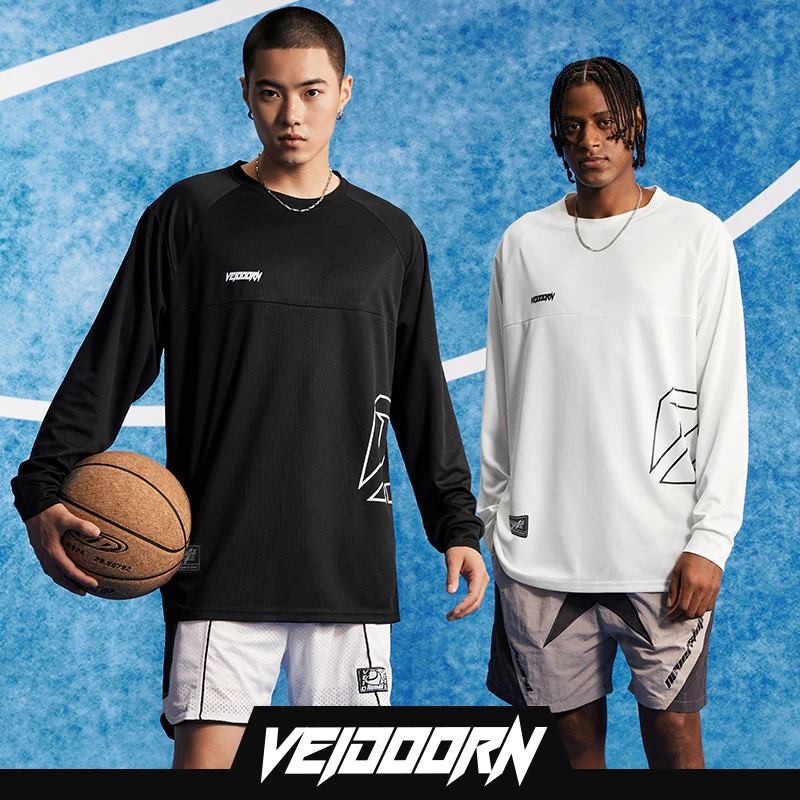 【新品发售】维动黑刃系列长袖投篮服运动长袖T恤训练宽松秋冬美式