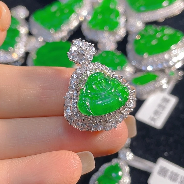 翡翠未镶嵌颈饰天然翡翠