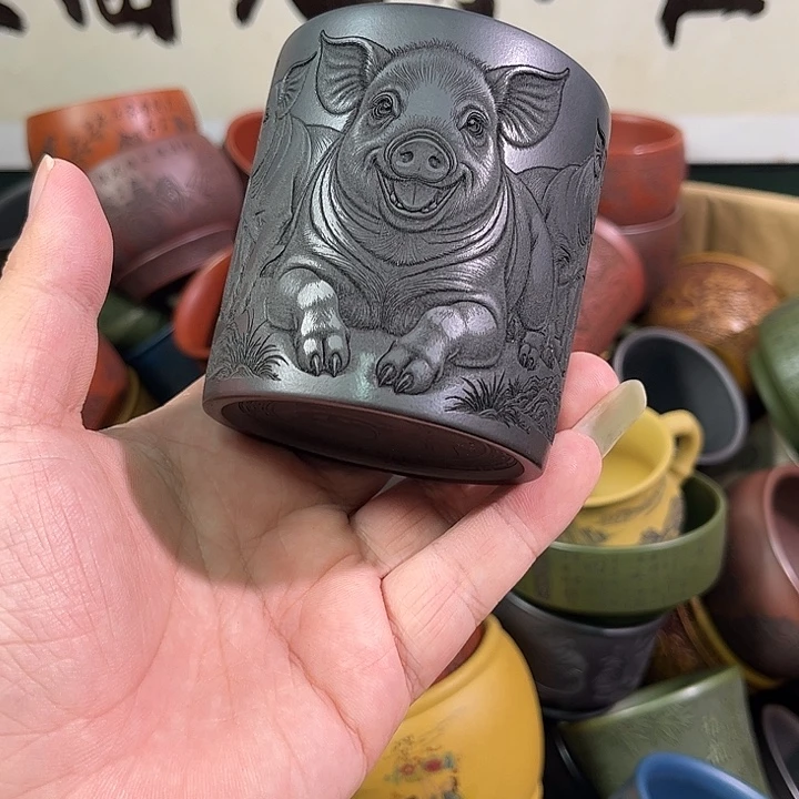 茶杯紫砂全手工紫砂主人杯
