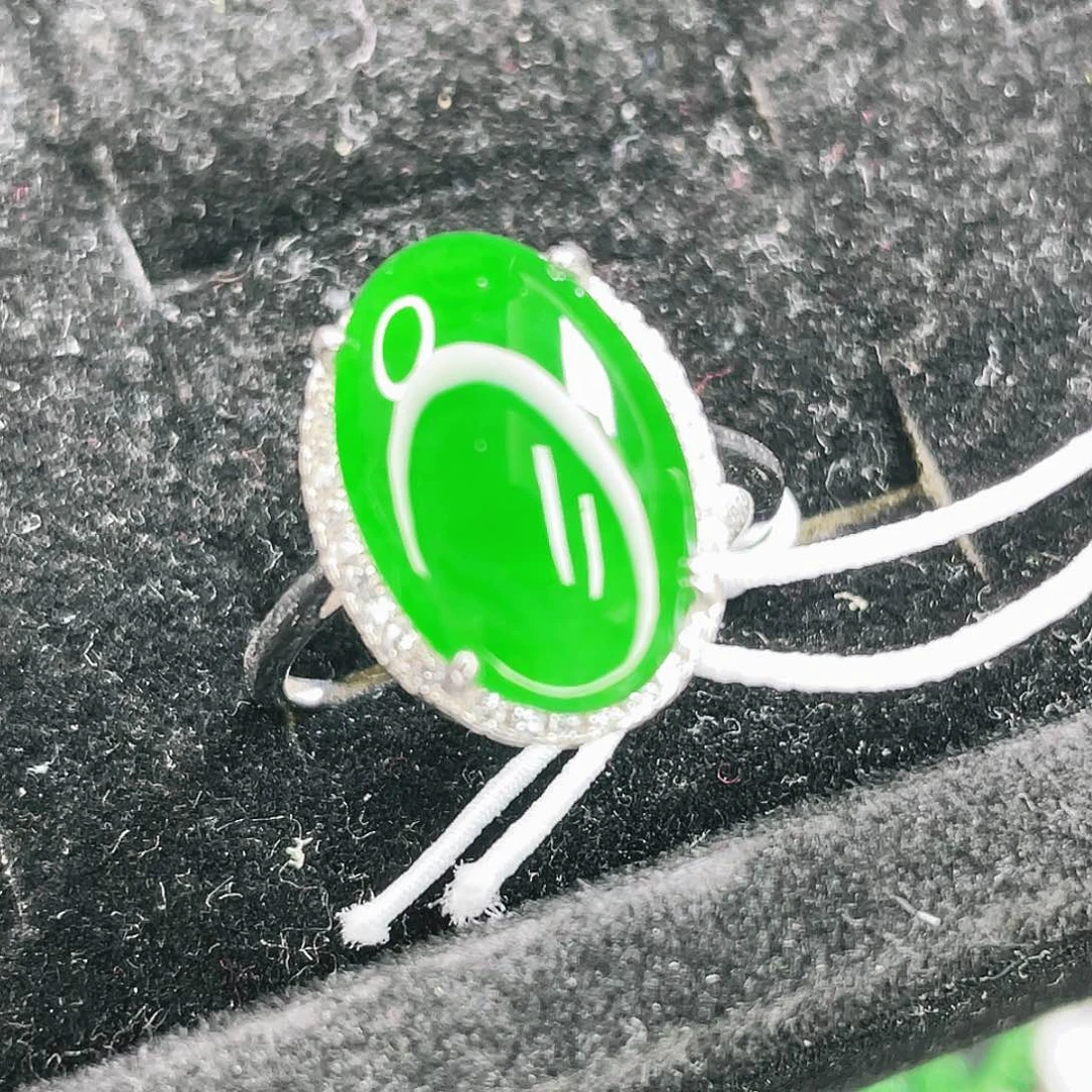 翡翠银S925镶嵌颈饰32