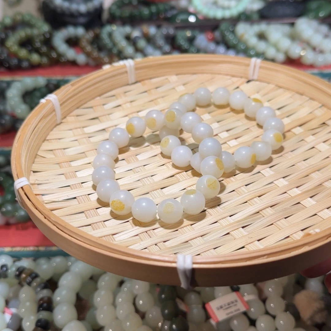 和田玉未镶嵌手链多样性拍一发一