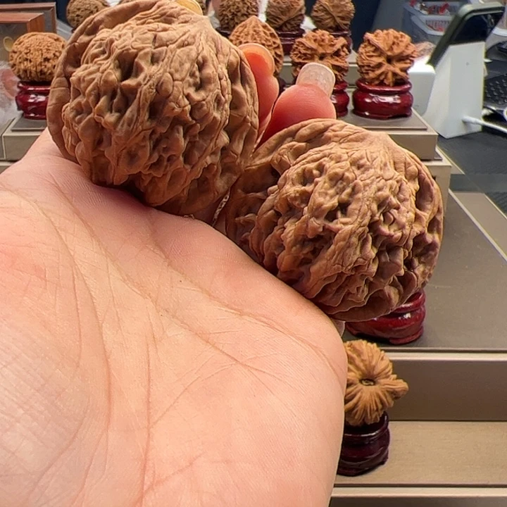 把件文玩核桃44 虎头 a-036