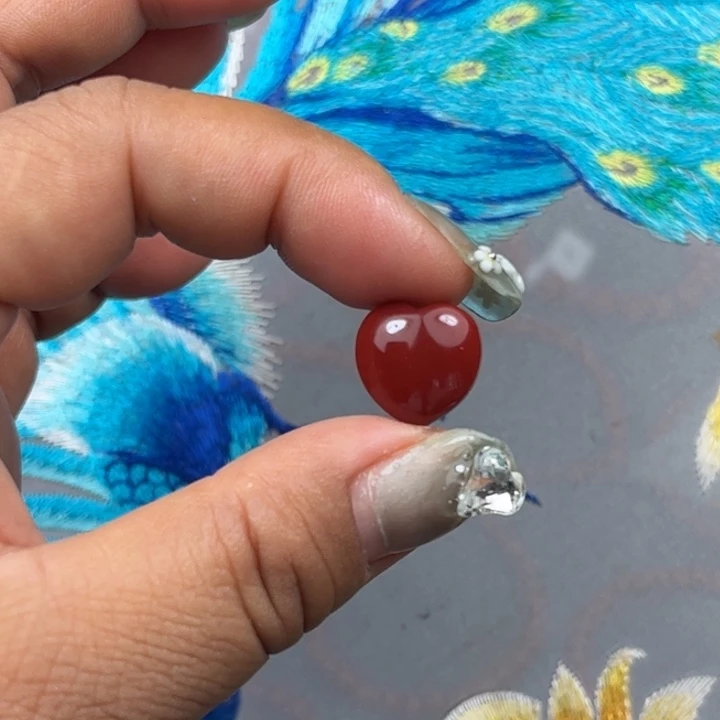 南红玛瑙戒面未镶嵌敏