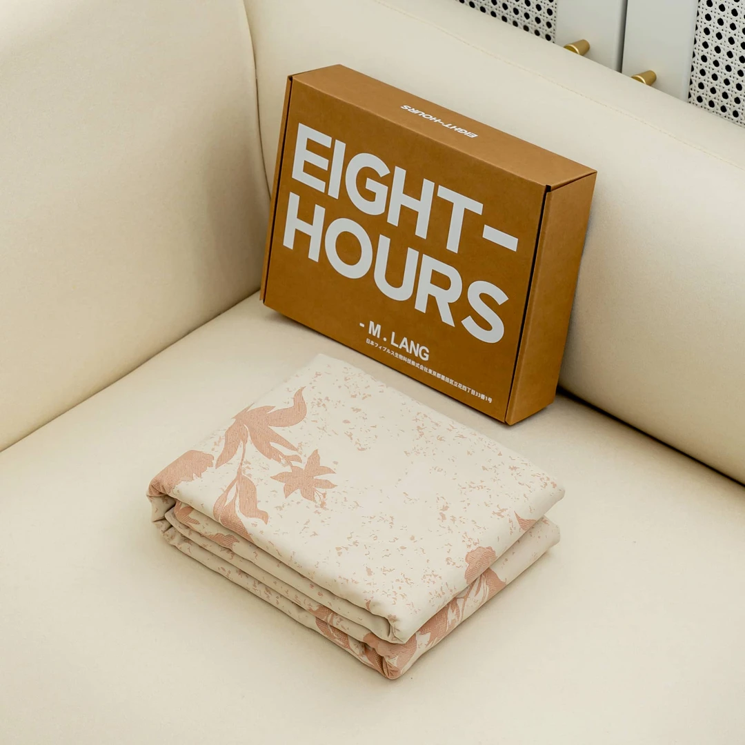 【京会社】长绒棉钉扣被罩 绯花