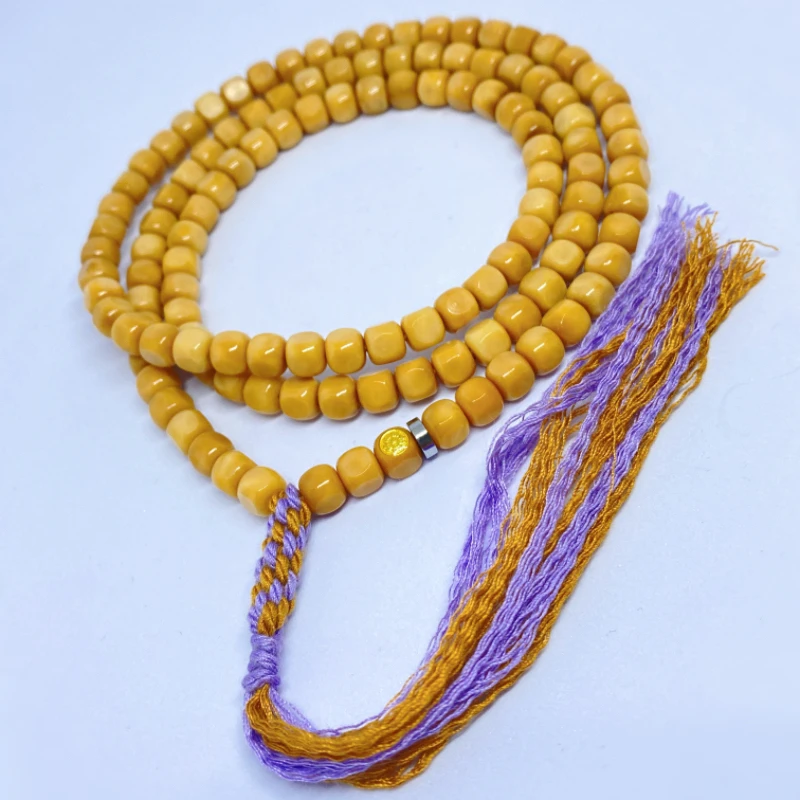 九鼎 手工龙脊108脖挂【荷鲁斯小方糖】单标款 7mm