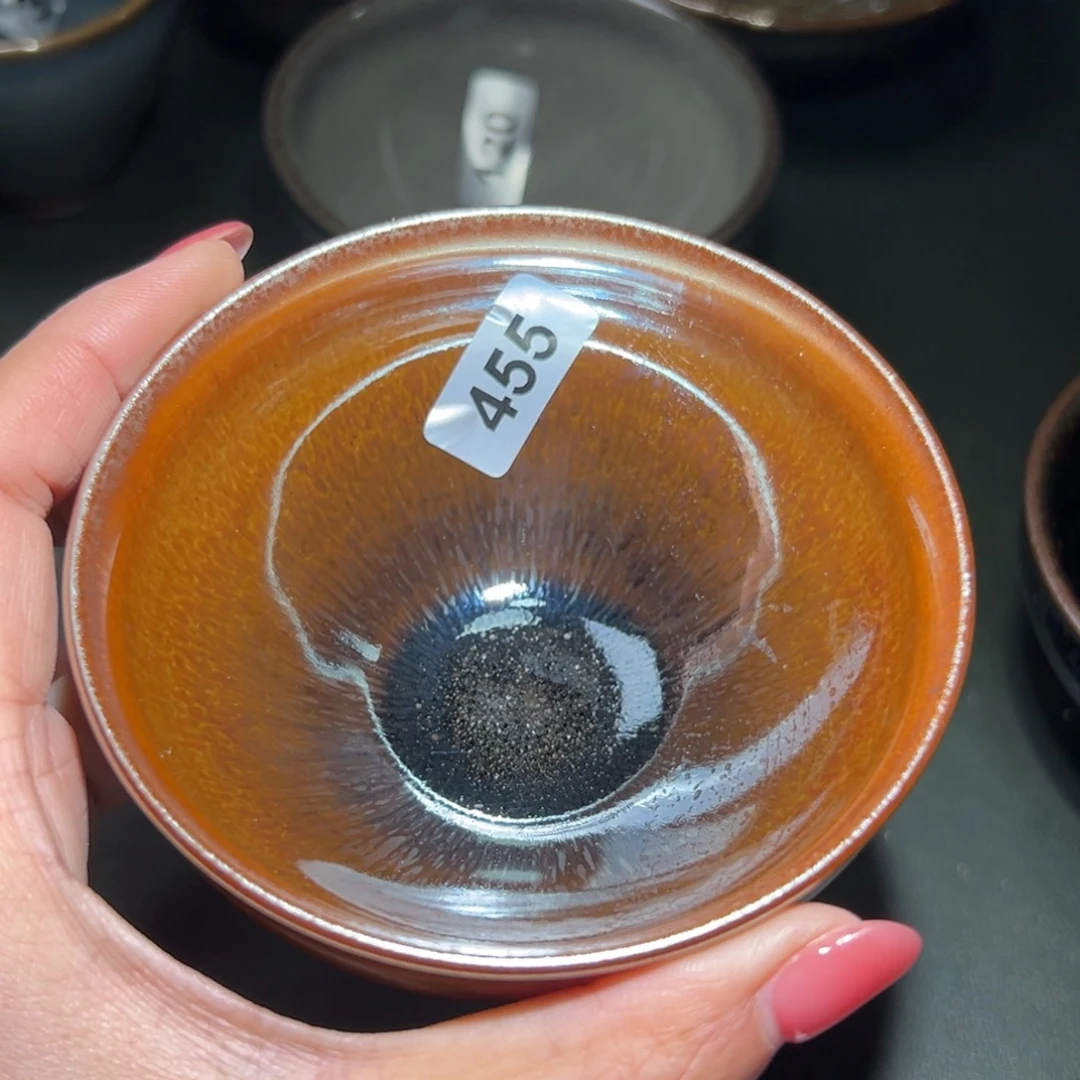 枫***秋茶盏全手工原矿原釉建盏