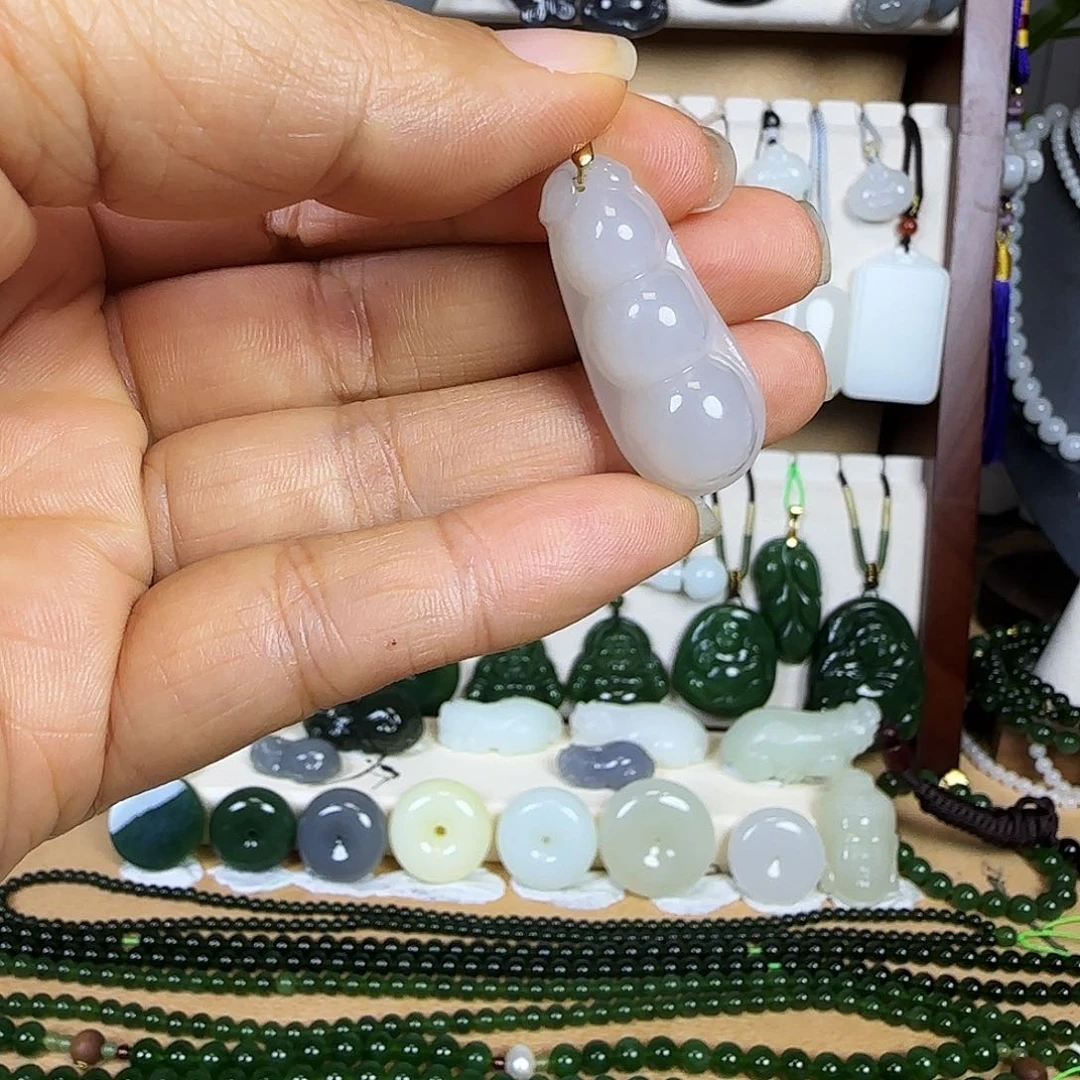 *****和田玉未镶嵌吊坠(不含链)