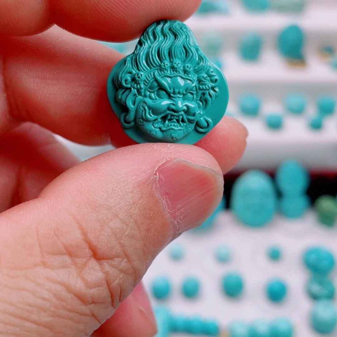 绿松石未镶嵌吊坠(不含链)