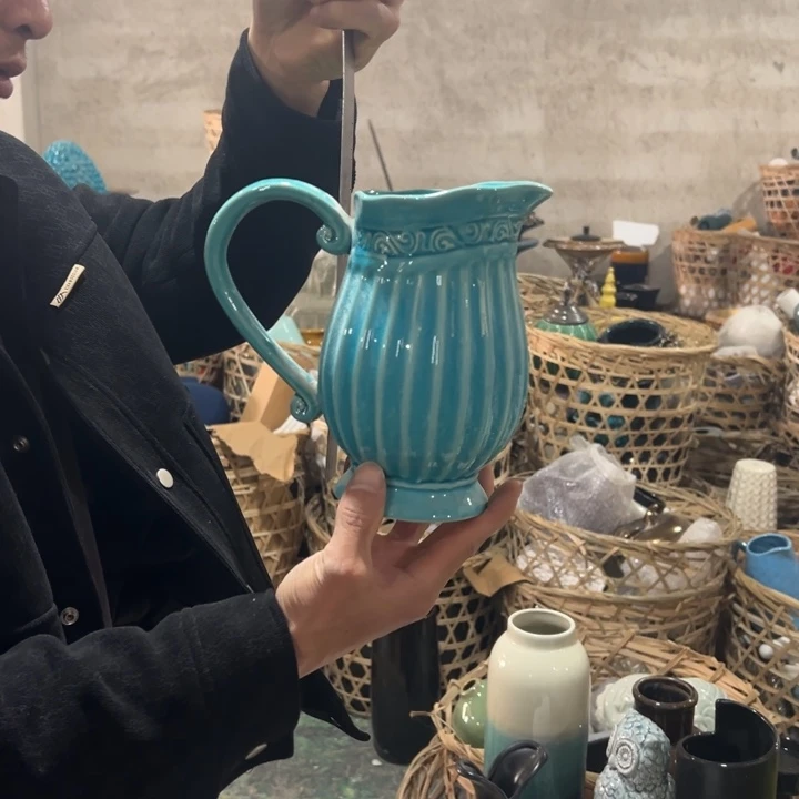 摆件高度20厘米口径9厘米微瑕捡漏